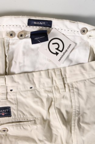 Pantaloni de bărbați Gant, Mărime L, Culoare Ecru, Preț 171,99 Lei