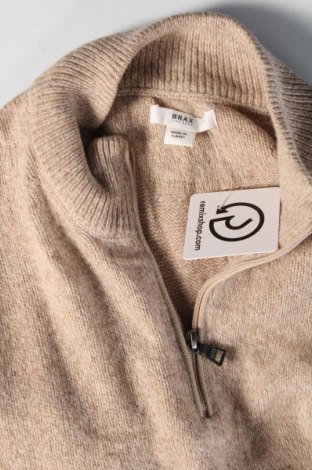 Herrenpullover Brax, Größe M, Farbe Beige, Preis € 15,49