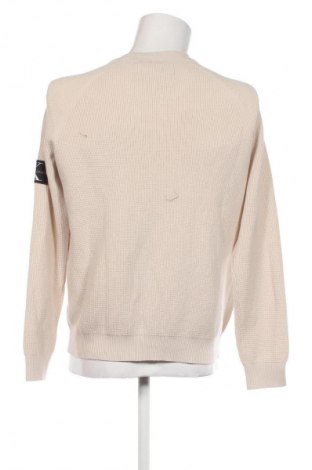 Męski sweter Calvin Klein, Rozmiar M, Kolor Beżowy, Cena 262,99 zł