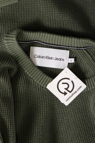 Ανδρικό πουλόβερ Calvin Klein Jeans, Μέγεθος XL, Χρώμα Πράσινο, Τιμή 84,49 €