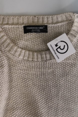 Herrenpullover CedarWood State, Größe XL, Farbe Grau, Preis 7,49 €