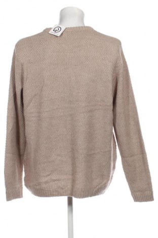 Herrenpullover F&F, Größe XXL, Farbe Beige, Preis 5,49 €