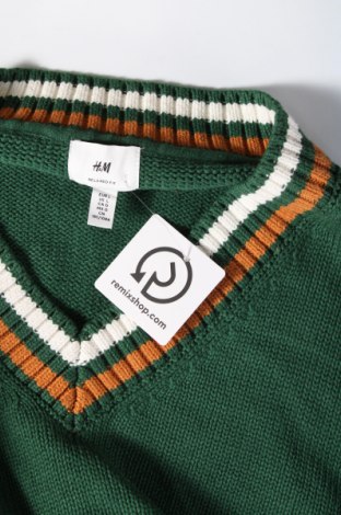 Męski sweter H&M, Rozmiar L, Kolor Zielony, Cena 44,79 zł
