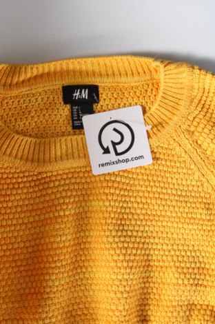 Męski sweter H&M, Rozmiar L, Kolor Żółty, Cena 32,99 zł