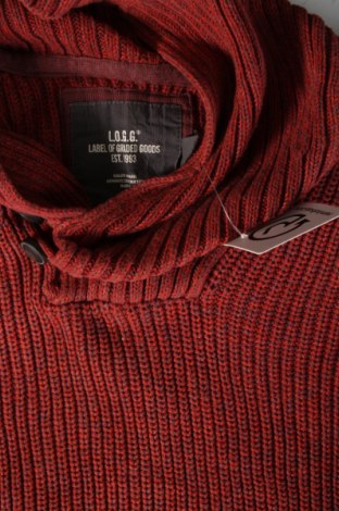 Herrenpullover H&M L.O.G.G., Größe XL, Farbe Rot, Preis € 8,29