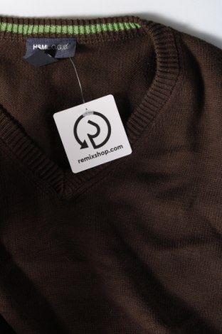 Мъжки пуловер H&M L.O.G.G., Размер L, Цвят Кафяв, Цена 15,37 лв.
