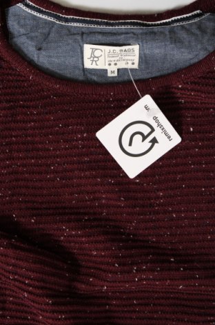 Herrenpullover J.C.Rags, Größe M, Farbe Rot, Preis € 5,49