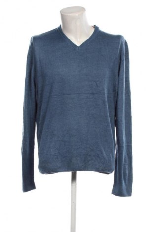 Мъжки пуловер Marks & Spencer, Размер XXL, Цвят Син, Цена 27,00 лв.
