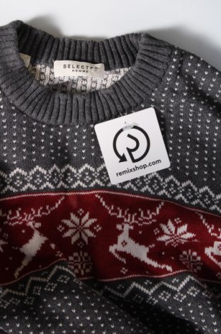 Męski sweter Selected Homme, Rozmiar M, Kolor Niebieski, Cena 38,99 zł