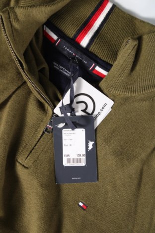 Męski sweter Tommy Hilfiger, Rozmiar M, Kolor Zielony, Cena 690,99 zł