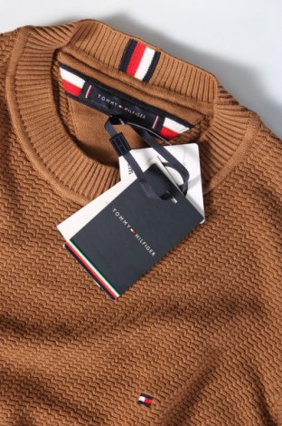 Herrenpullover Tommy Hilfiger, Größe L, Farbe Braun, Preis 98,49 €