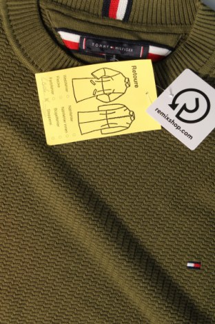 Pulover de bărbați Tommy Hilfiger, Mărime XL, Culoare Verde, Preț 380,99 Lei