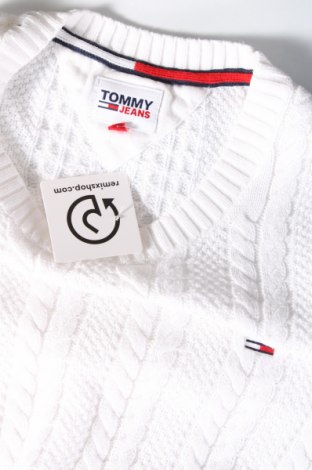 Męski sweter Tommy Hilfiger, Rozmiar L, Kolor Biały, Cena 341,99 zł