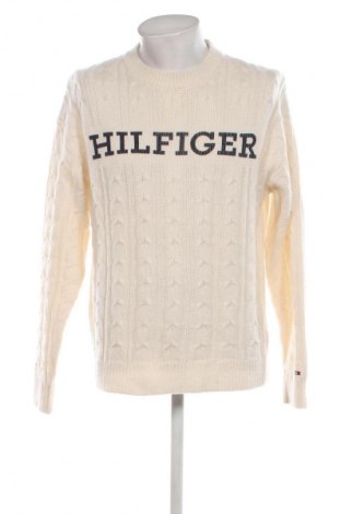 Pulover de bărbați Tommy Hilfiger, Mărime M, Culoare Alb, Preț 585,99 Lei