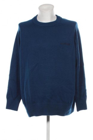 Herrenpullover Tommy Hilfiger, Größe 3XL, Farbe Blau, Preis 150,99 €