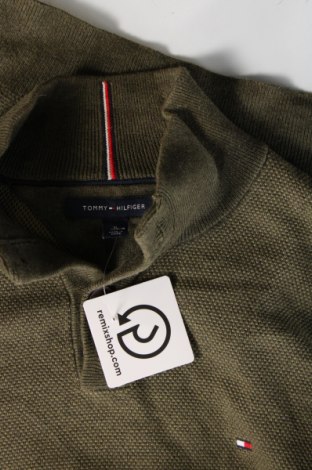 Męski sweter Tommy Hilfiger, Rozmiar M, Kolor Zielony, Cena 284,67 zł