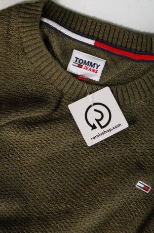 Pánsky sveter  Tommy Jeans, Veľkosť XXL, Farba Zelená, Cena  85,45 €