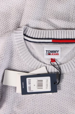 Herrenpullover Tommy Jeans, Größe M, Farbe Grau, Preis 82,99 €