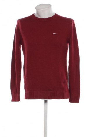 Męski sweter Tommy Jeans, Rozmiar XS, Kolor Czerwony, Cena 378,99 zł