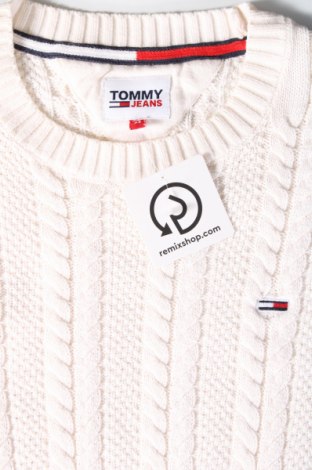 Herrenpullover Tommy Jeans, Größe XS, Farbe Weiß, Preis 104,99 €