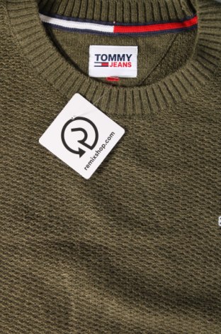 Herrenpullover Tommy Jeans, Größe M, Farbe Grün, Preis € 104,99