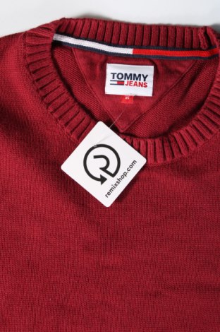 Мъжки пуловер Tommy Jeans, Размер XL, Цвят Червен, Цена 90,49 лв.