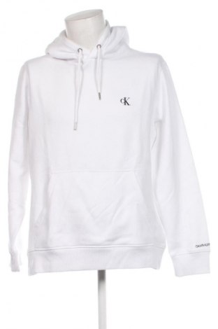 Herren Sweatshirt Calvin Klein Jeans, Größe XL, Farbe Weiß, Preis € 47,79