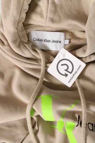 Herren Sweatshirt Calvin Klein Jeans, Größe S, Farbe Beige, Preis € 38,49