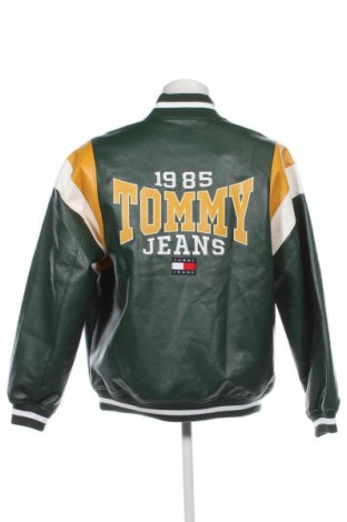 Pánská kožená bunda  Tommy Jeans, Velikost XL, Barva Zelená, Cena  4 765,00 Kč