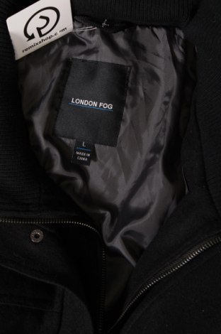 Herrenmantel London Fog, Größe L, Farbe Schwarz, Preis € 20,91