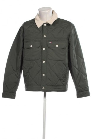 Herrenjacke Tommy Jeans, Größe M, Farbe Grün, Preis 135,79 €