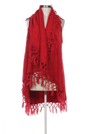 Poncho, Größe M, Farbe Rot, Preis € 6,49