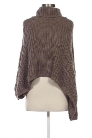 Poncho, Größe M, Farbe Braun, Preis € 6,99