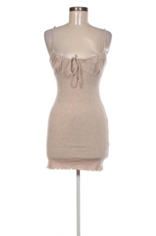 Kleid Bershka, Größe M, Farbe Beige, Preis 6,49 €