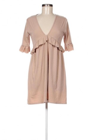 Kleid Boohoo, Größe XS, Farbe Beige, Preis 4,99 €