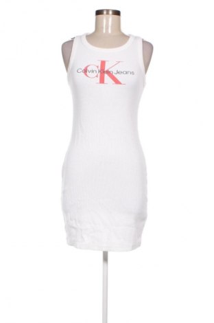 Kleid Calvin Klein Jeans, Größe S, Farbe Weiß, Preis 33,49 €