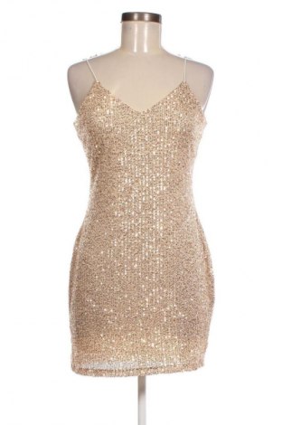 Kleid ChicMe, Größe L, Farbe Golden, Preis € 6,49