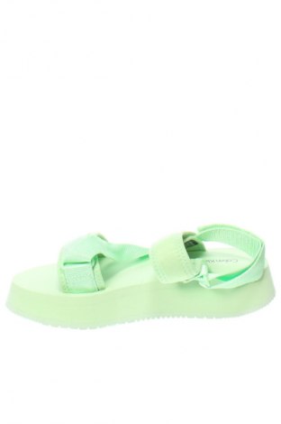 Sandale Calvin Klein, Mărime 37, Culoare Verde, Preț 201,99 Lei