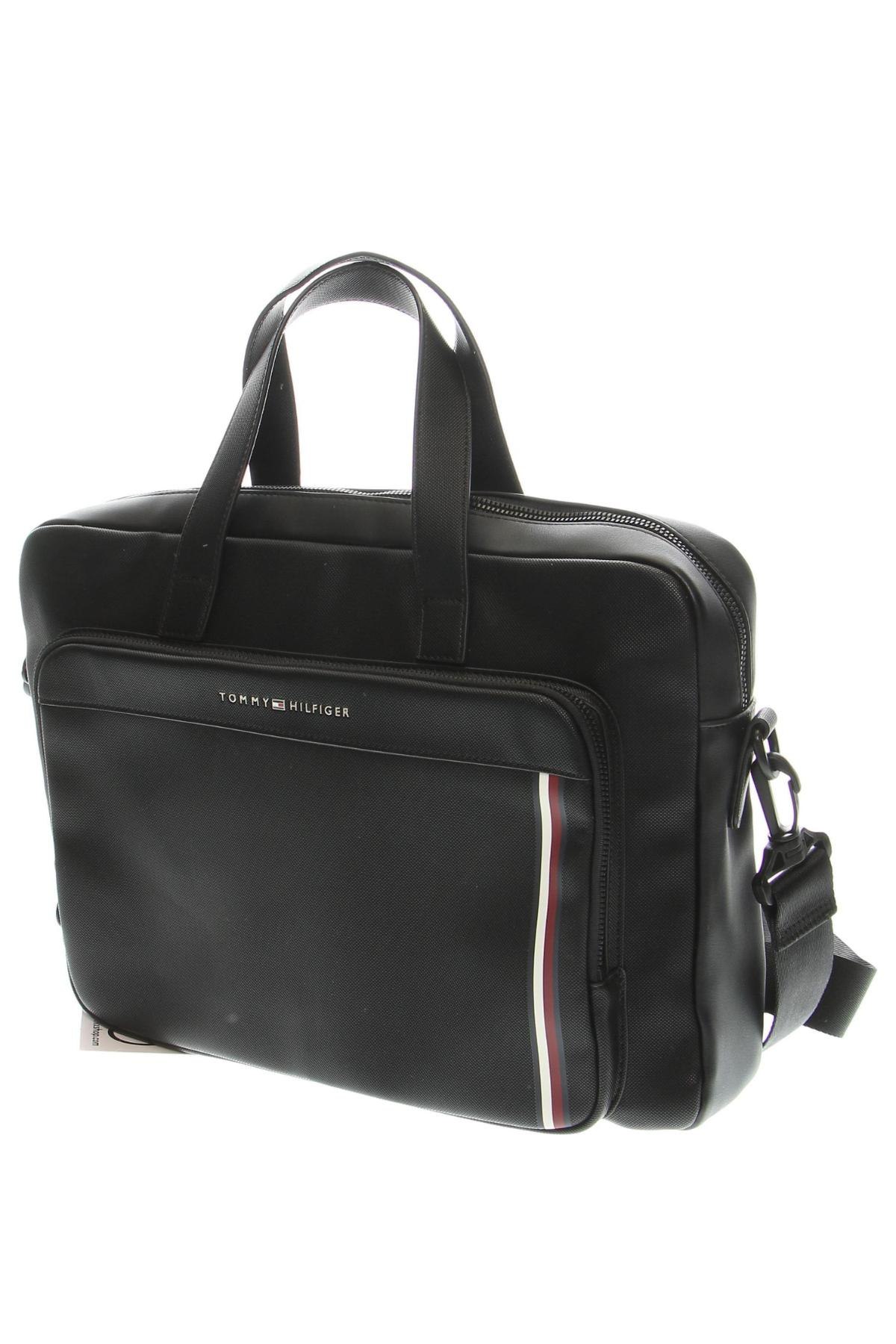 Geantă de laptop Tommy Hilfiger, Culoare Negru, Preț 871,99 Lei