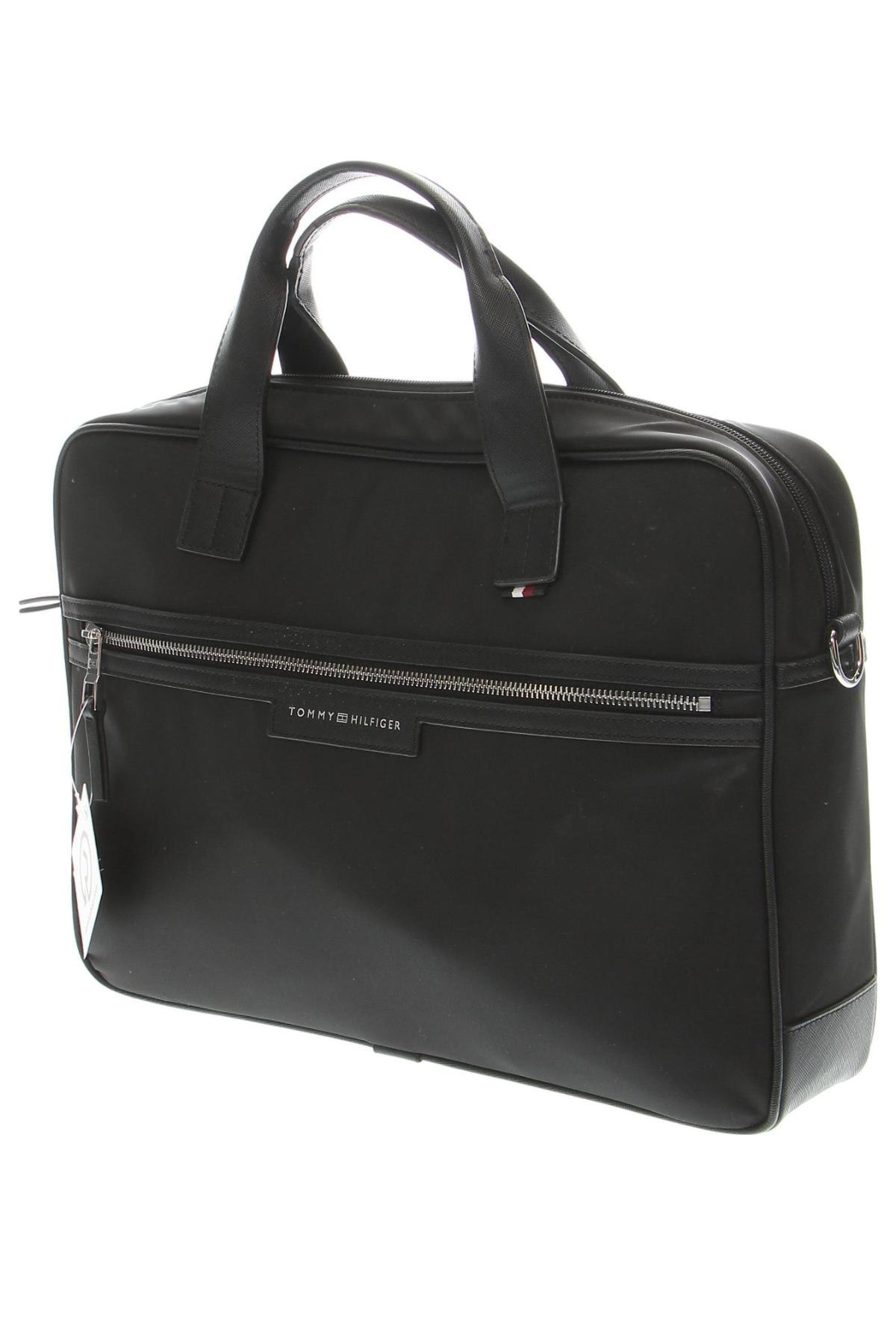 Geantă de laptop Tommy Hilfiger, Culoare Negru, Preț 492,99 Lei