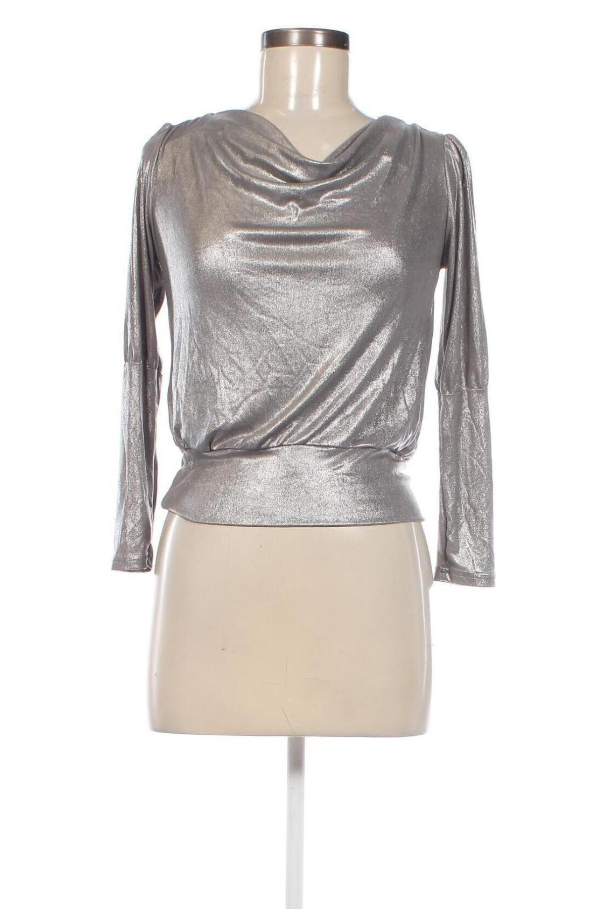 Damen Shirt, Größe S, Farbe Silber, Preis 1,99 €