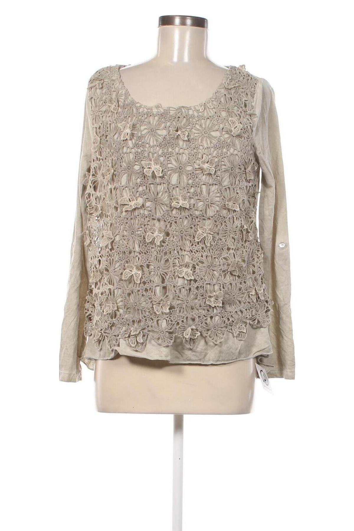 Damen Shirt, Größe M, Farbe Beige, Preis € 3,99