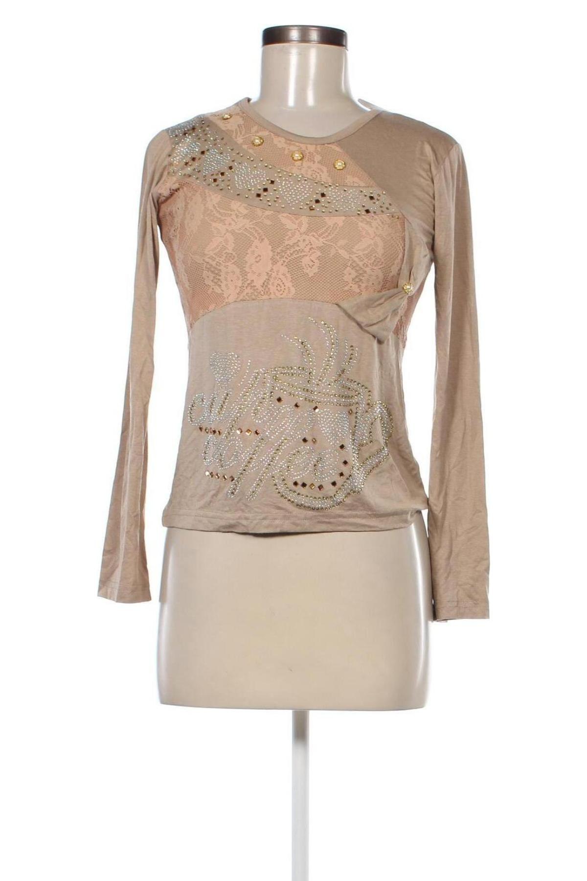 Damen Shirt, Größe S, Farbe Beige, Preis € 4,99