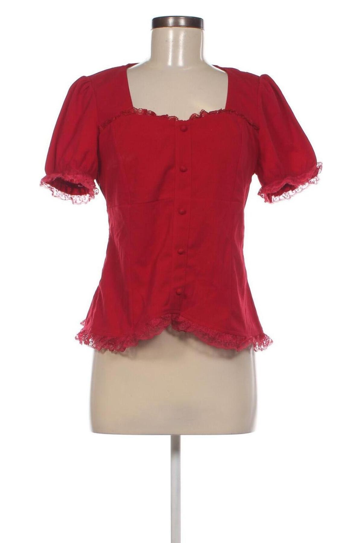 Damen Shirt Allegra K, Größe M, Farbe Rot, Preis € 3,99