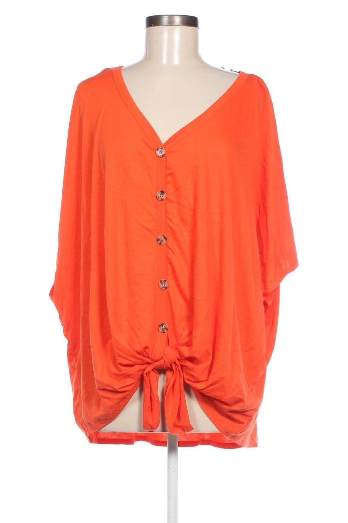 Damen Shirt Avella, Größe 4XL, Farbe Orange, Preis 6,99 €