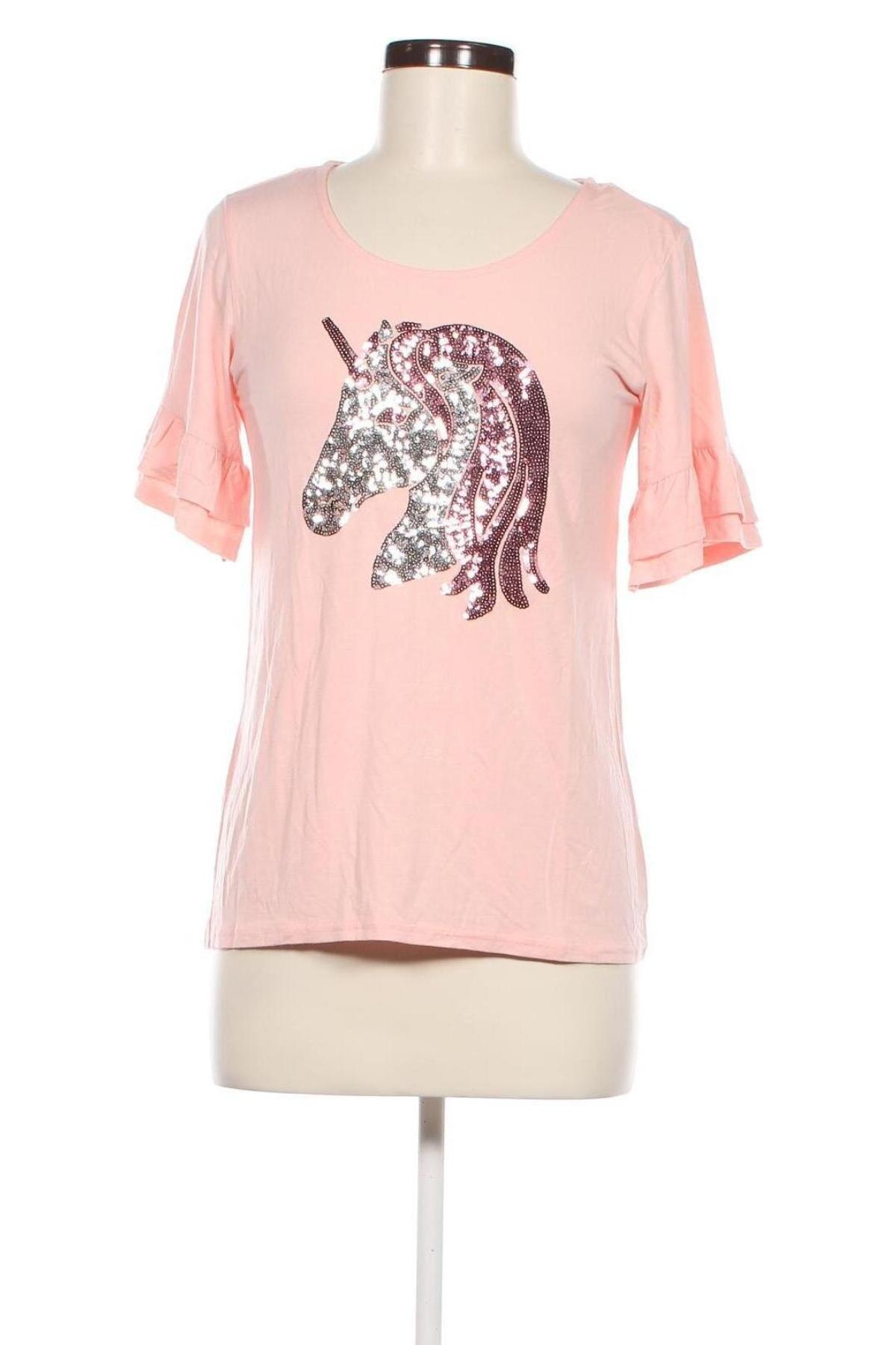 Damen Shirt Blind Date, Größe M, Farbe Rosa, Preis € 3,99