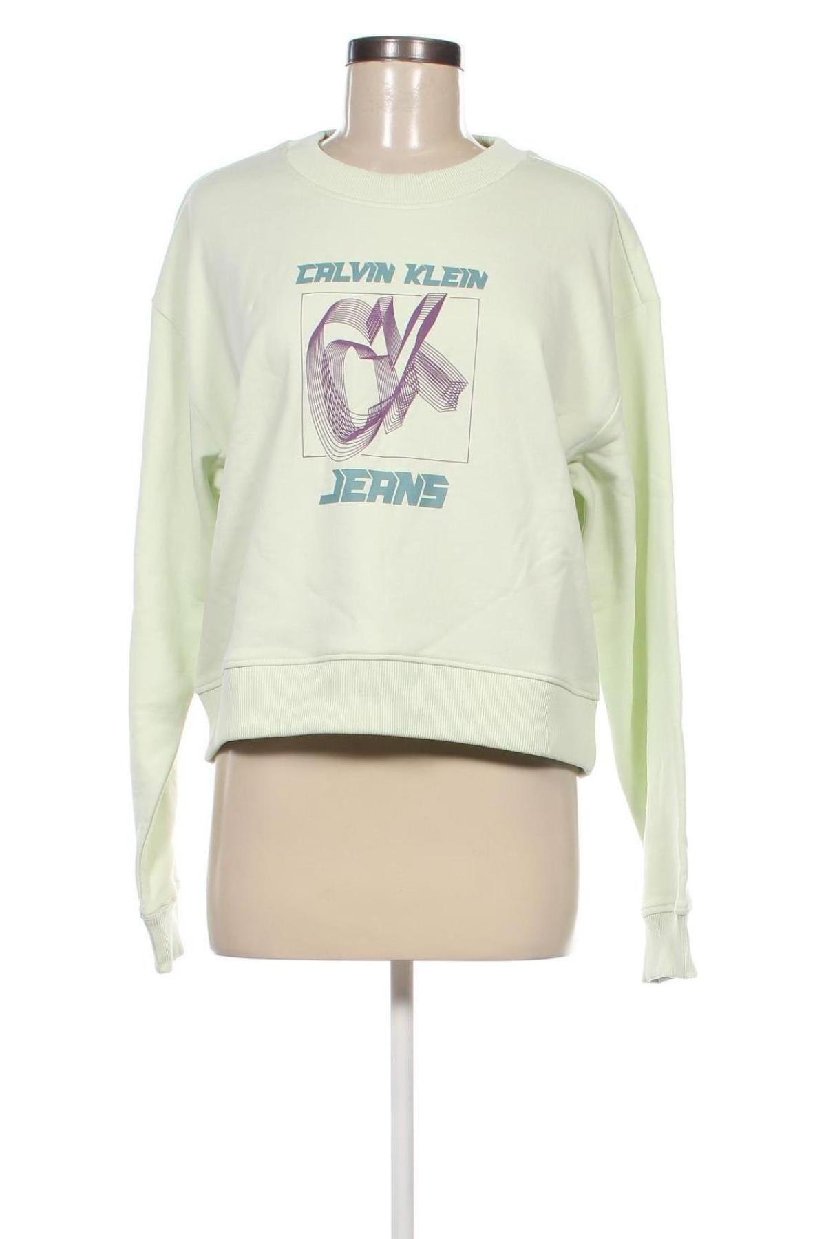 Bluză de femei Calvin Klein Jeans, Mărime M, Culoare Verde, Preț 161,99 Lei