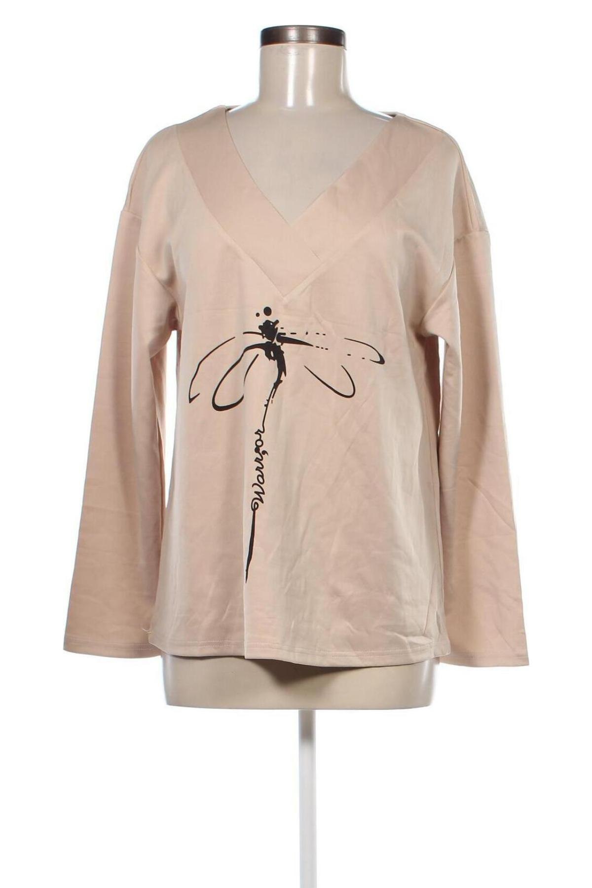 Damen Shirt Cozy, Größe M, Farbe Beige, Preis € 2,99