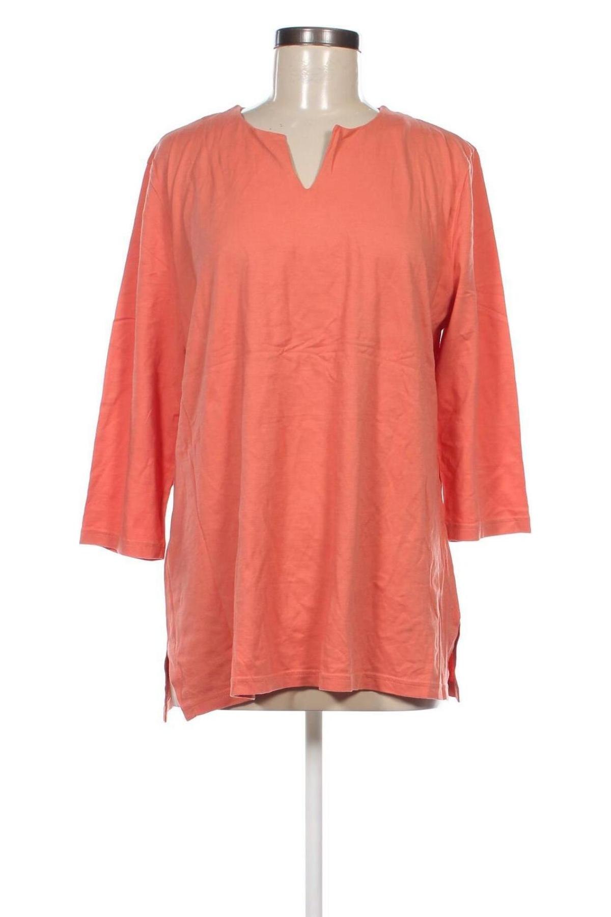 Damen Shirt GREEN COTTON, Größe L, Farbe Orange, Preis € 2,99