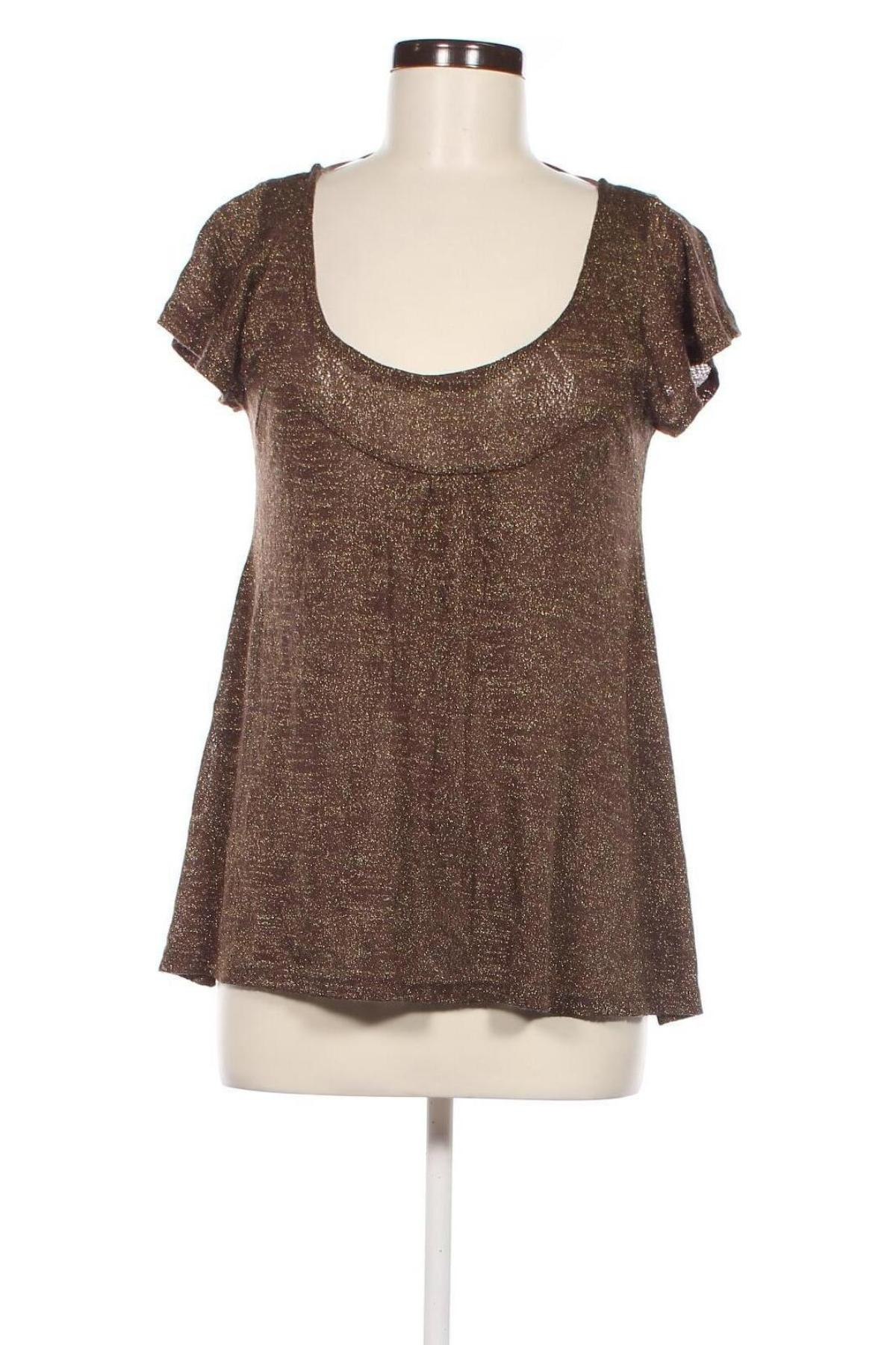 Damen Shirt H&M, Größe M, Farbe Golden, Preis € 3,99